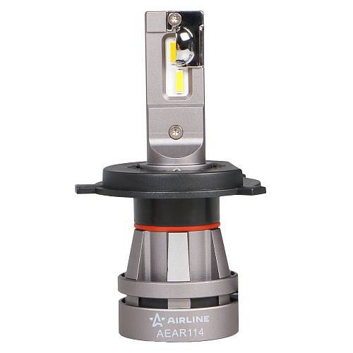 Лампa светодиодная H4 PLUS, 28Вт, 12/24В, 5000Лм (2500Лм x 2), 3000К (Желтый), комплект 2 шт.