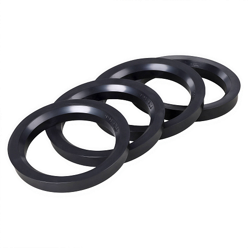 Кольцо центровочное для литого диска 73.1-56.6мм, комплект 4 шт., пластик