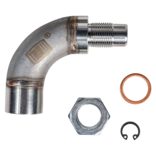 Эмулятор (обманка) датчика кислорода c адаптерами переменного сечения, угловой