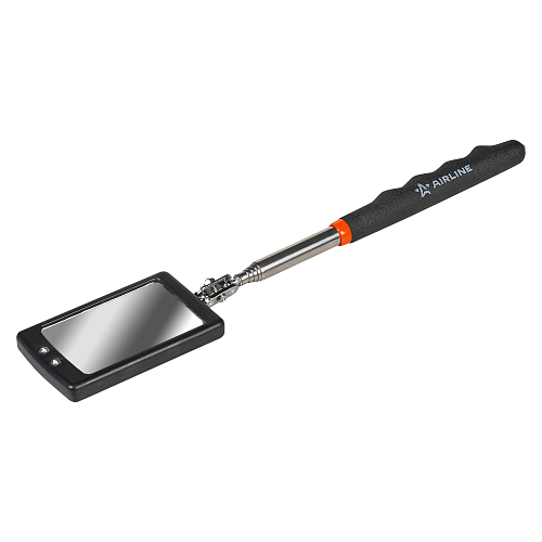 Зеркало инспекционное телескопическое с подсветкой L=285-875мм, 50х80мм