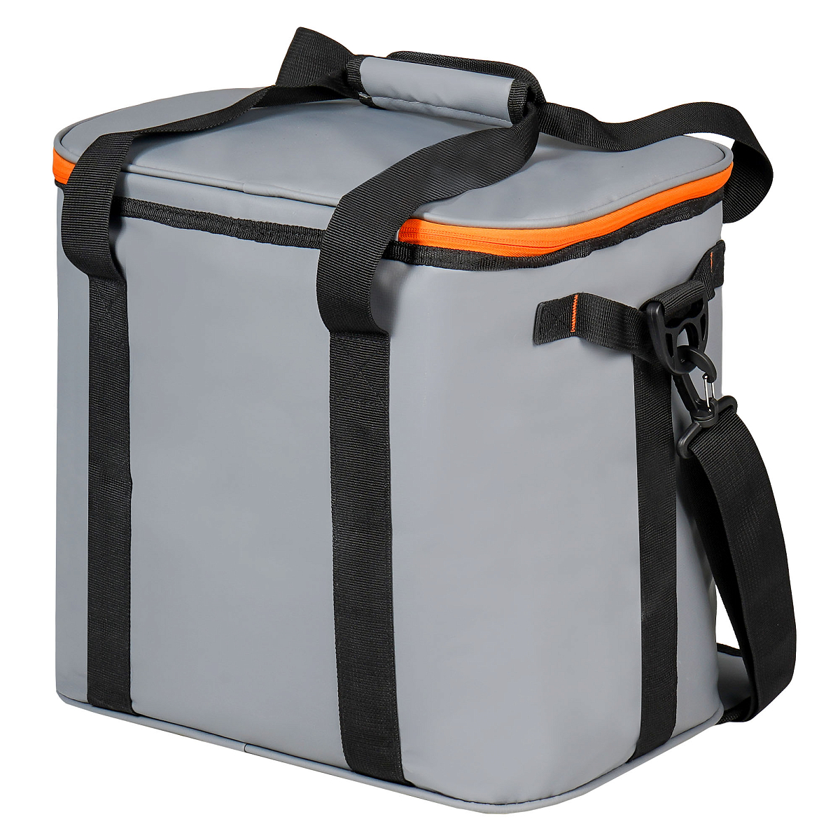 Сумка-холодильник (термосумка)"Пикник", 23л, 32*30*24см, водонепр.,серая