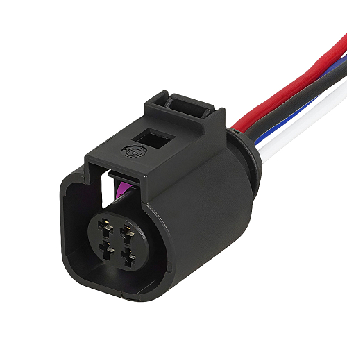 Разъём 4 pin с проводами для датчика температуры охл. жидкости VAG