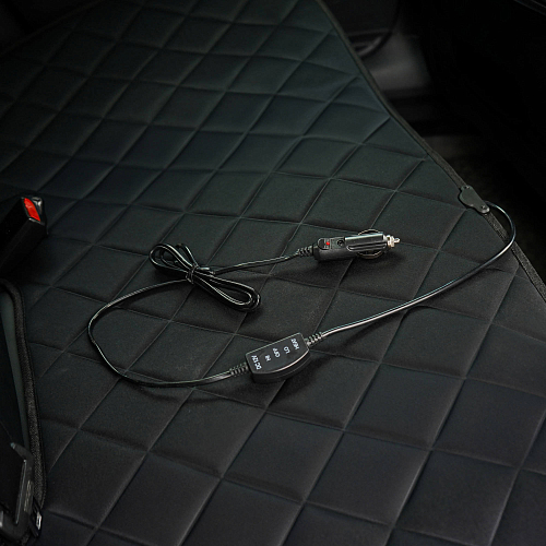 Накидка с подогревом на заднее сиденье 12 В, 35/45 Вт, черная