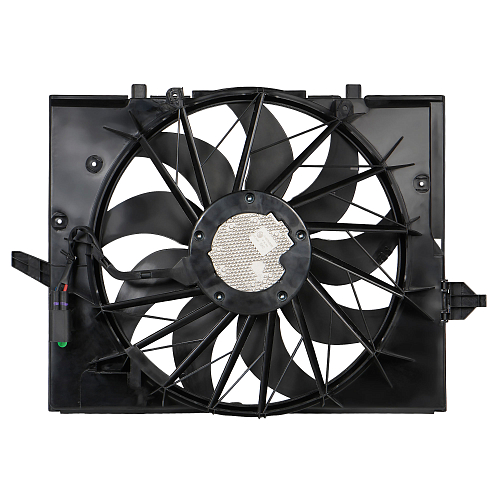 Электровентилятор охлаждения для автомобилей BMW 5 (E60) (03-) (с кожухом)