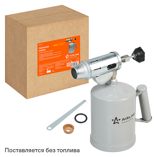 Лампа паяльная (горелка) бензиновая, 1,5L, серая