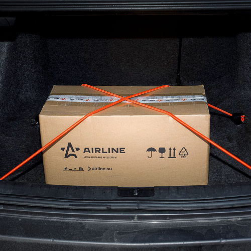 Резинки-стяжки набор 2 шт. 120 см, D-8 мм (пластиковые крючки)