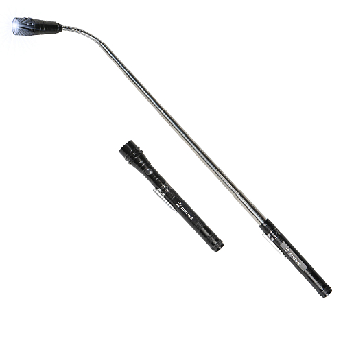 Инструмент инспекционный, набор 5 пр. (захват 2шт., зеркало 2шт., фонарь)