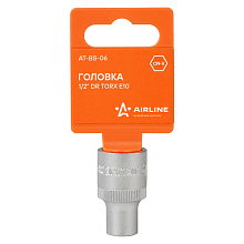 Головка торцевая 1/2"DR TORX E10 L-38мм пласт.подвес