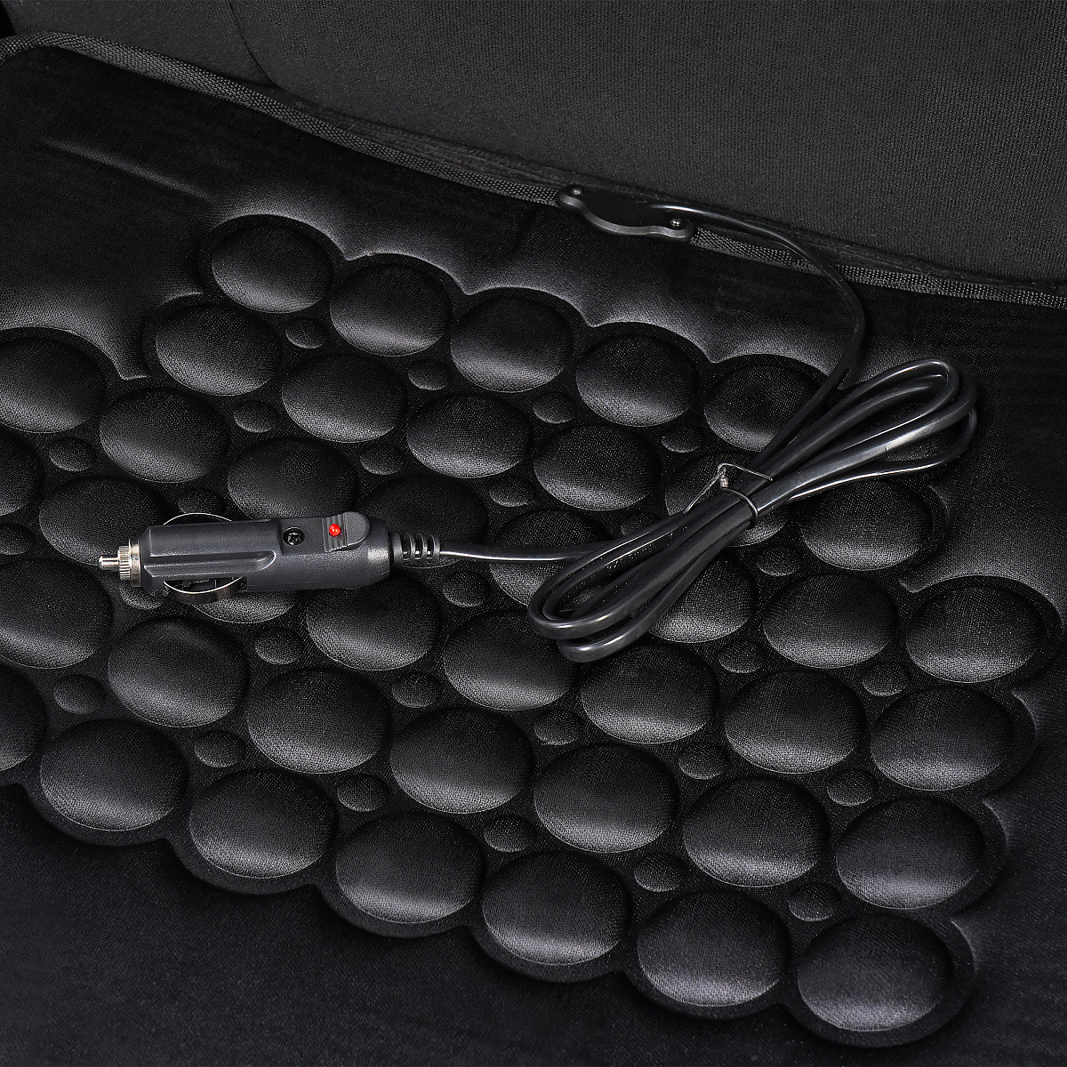 Накидка (подушка) с подогревом 12В, 18 Вт, черная