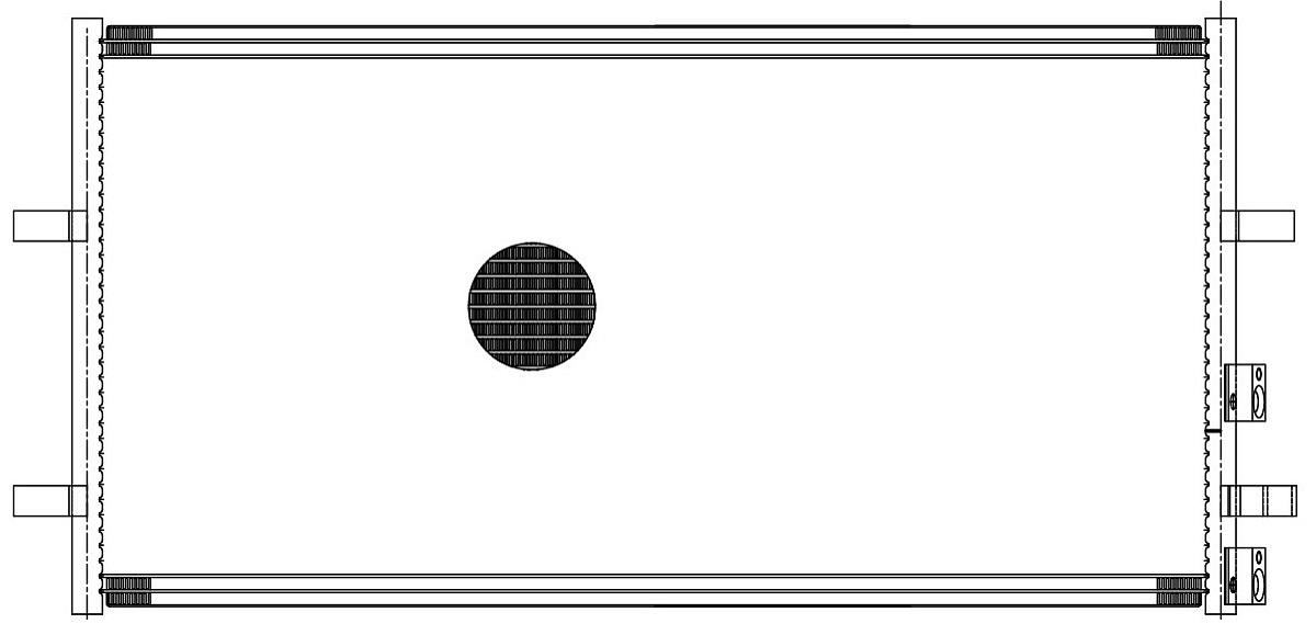 Радиатор кондиционера для автомобилей Transit (06-)