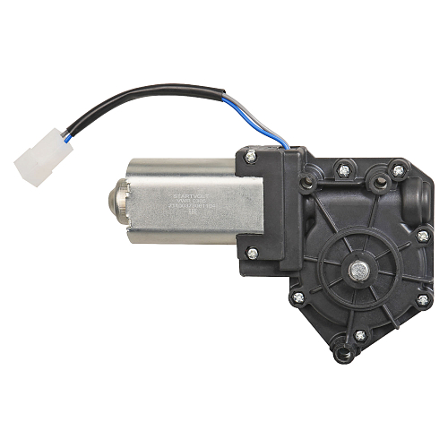 Моторедуктор стеклоподъемника для автомобилей Лада 2109/2110-2112/2113-2115 (левый) (тип КЗАЭ)