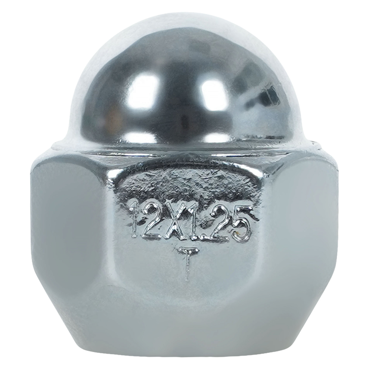 Гайка колесная M12x1,25x25, конус, ключ 21, закрытая, хром, 20 шт для а/м Nissan/Infiniti