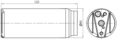 Ресивер-осушитель кондиционера для автомобилей Toyota Corolla (95-)