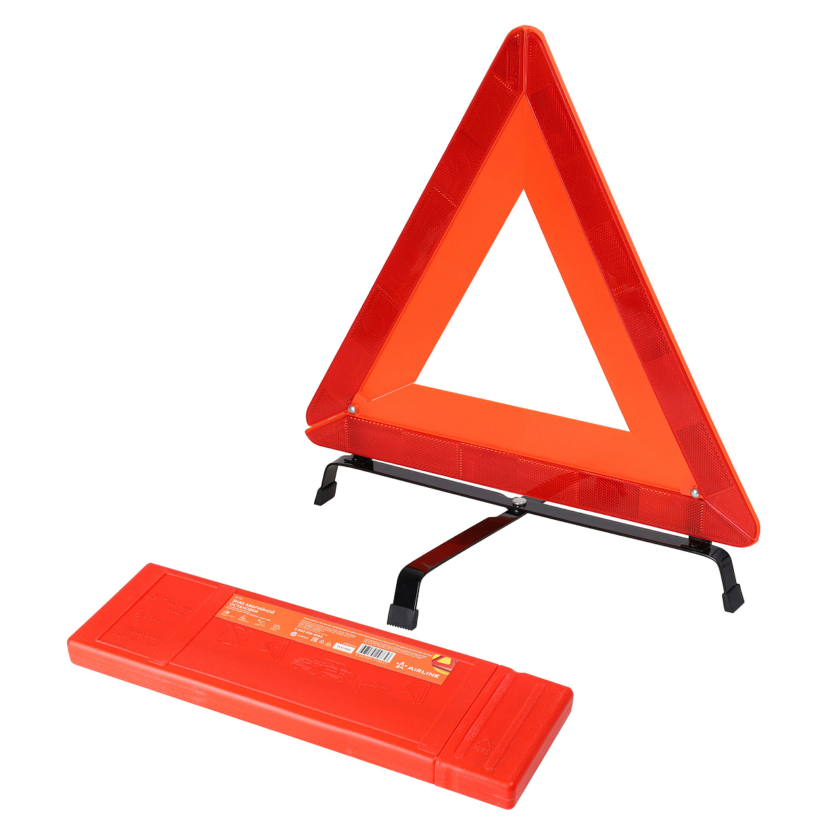 Знак аварийной остановки с широким корпусом (соответствует ТР ТС 018/2011), пласт.кейс