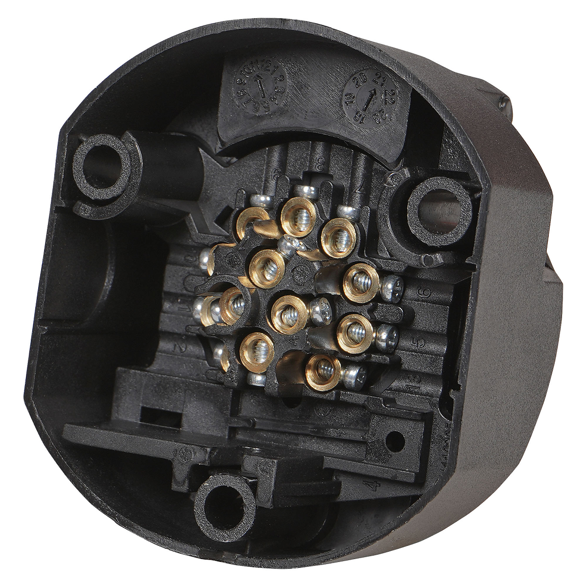 Розетка фаркопа 12В 13 контактов ЕВРО пластик