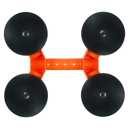 Стеклодомкрат вакуумный с четырьмя присосками, г/п 120кг. пластик