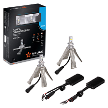 Лампa светодиодная H3, 12В, 18Вт, 6500К (Белый), 5000Лм, кмпл. 2шт. PREMIUM