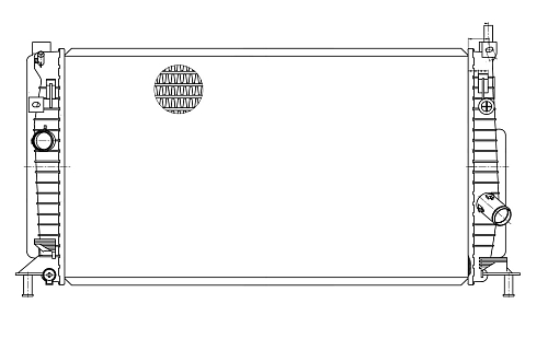 Радиатор охлаждения для автомобилей Mazda 3 (BL) (09-) MT