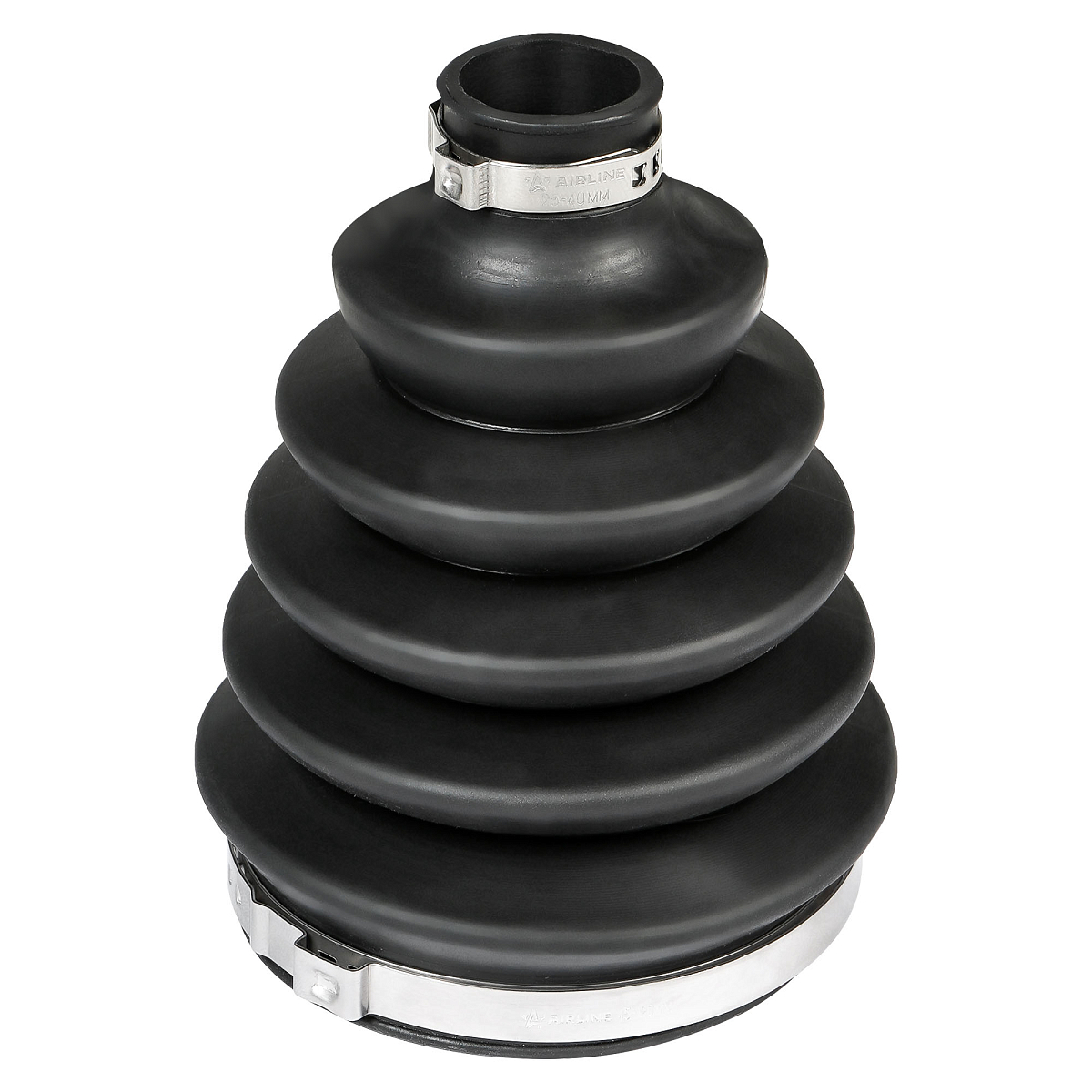 Хомуты ушковые 2 шт.(25-40/6,3мм, 45-120/8мм) для пыльника ШРУСа, универс., W4(304 нерж.)