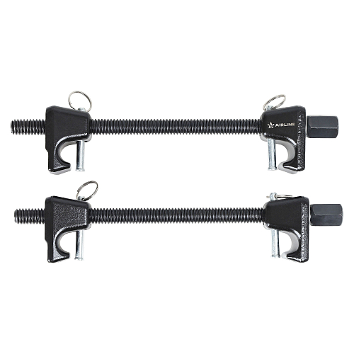 Стяжки пружин усиленные PRO с фиксатором, комплект 2шт., кейс