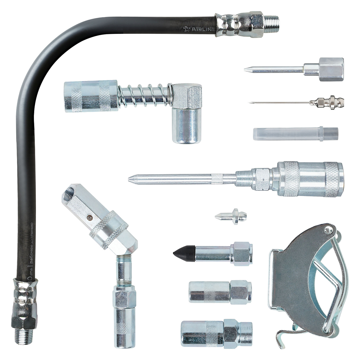 Набор адаптеров-переходников для плунжерных шприцов 11пр., пласт. кейс