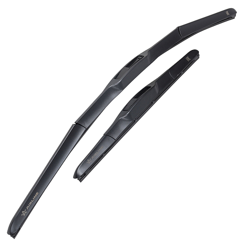 Щетки стеклооч комплект (2 штуки) 650/350мм (26"/14") гибридные с креплением "Крючок 9x3, 9x4 мм" (AWBM275)