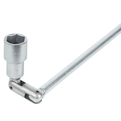 Ключ свечной Т-образный 21мм, 500мм INDUSTRY металл.рукоятка, резиновый фиксатор