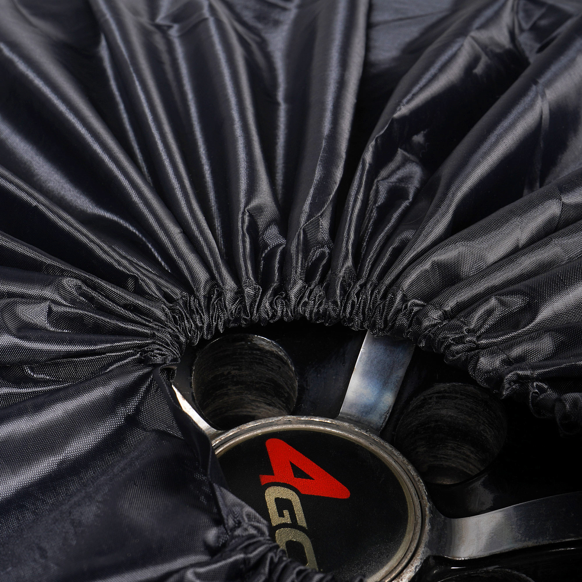 Чехлы для колес, размер R 13-17", комплект 4 шт., цвет черный/оранжевый