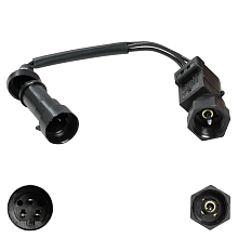 Датчик скорости (6 импульсов, с проводом, круглый разъем) для автомобилей ГАЗ/УАЗ с двигателем ЗМЗ-406